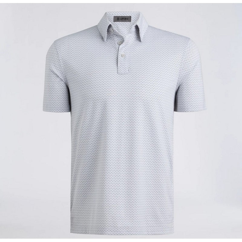 G/Fore | All Play Spade Geo Stretch Polo PINE