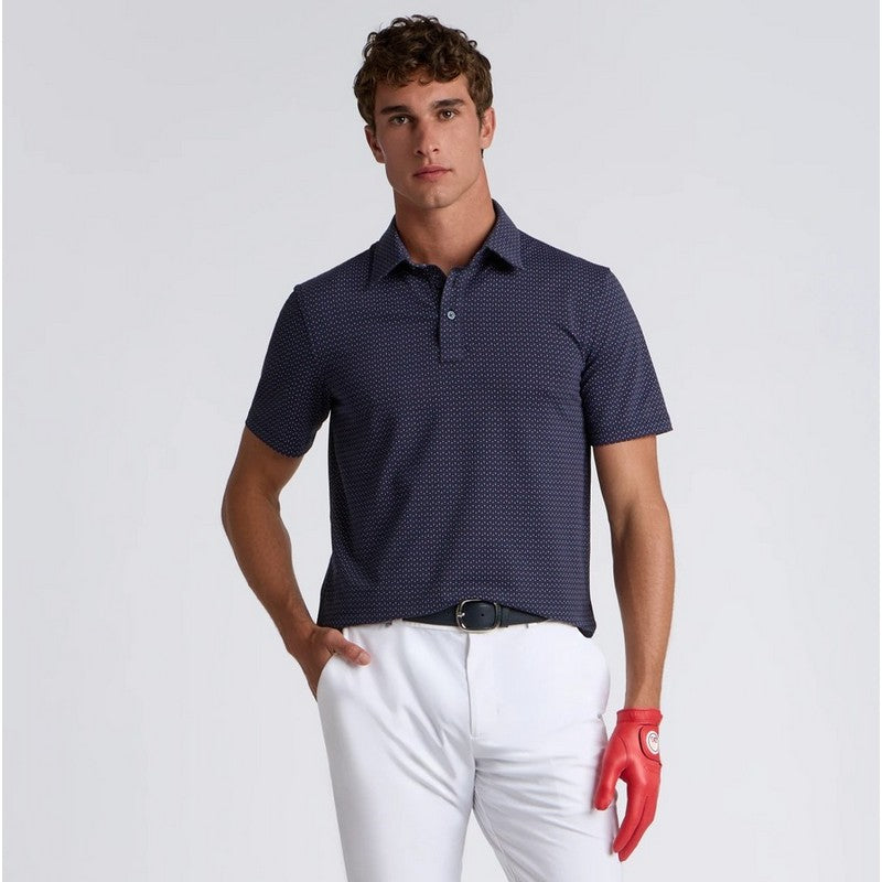 G/Fore | All Play Spade Geo Stretch Polo TWILIGHT