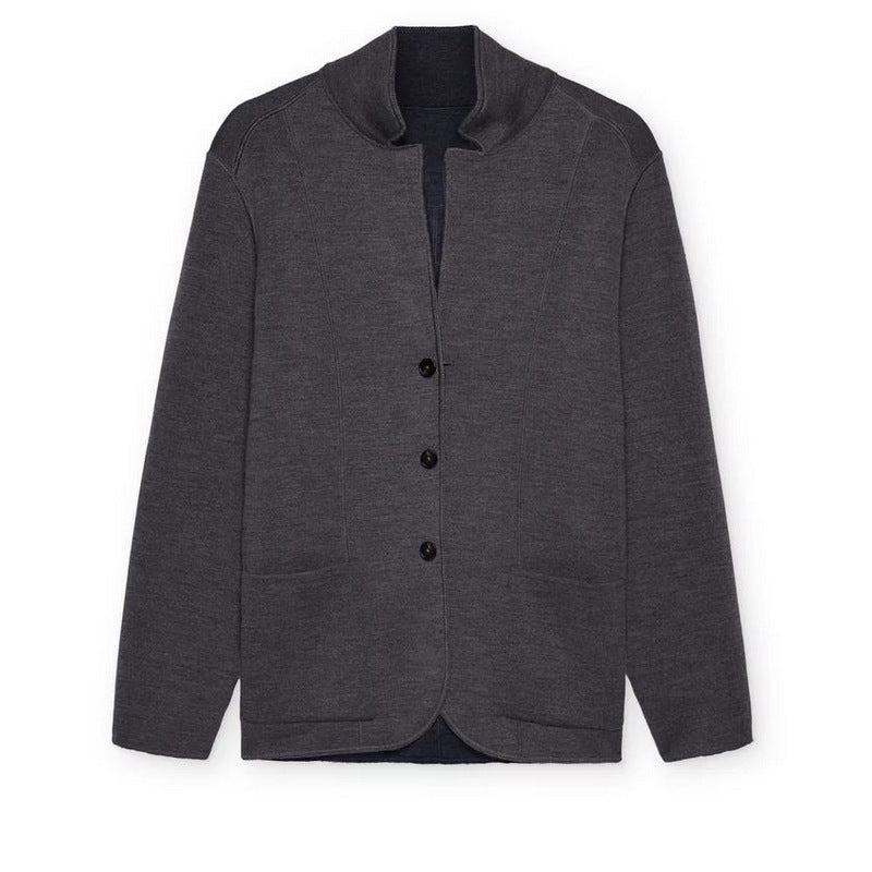 Maurizio Baldassari | Jamaica Wool Reversible Knit Jacket