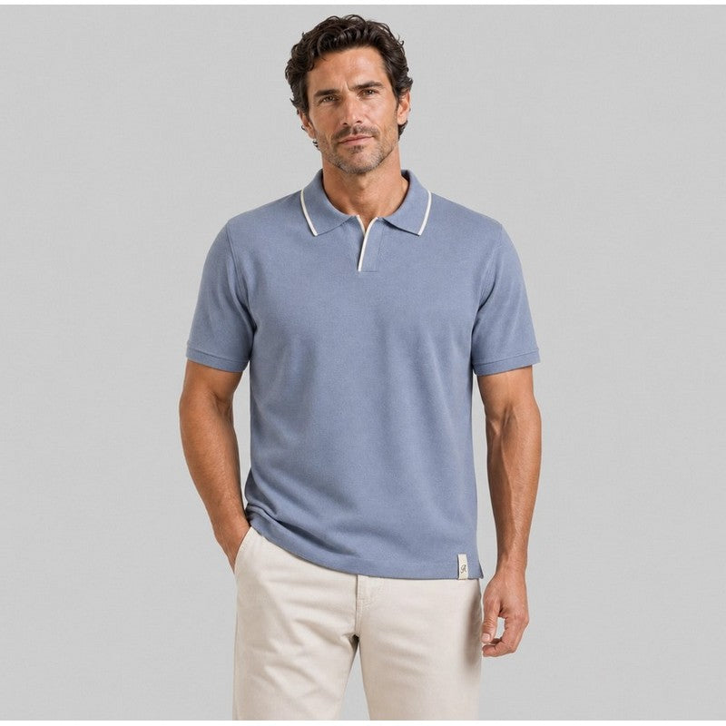 Rye 51 | Leon Luxury Linen Polo BLUE