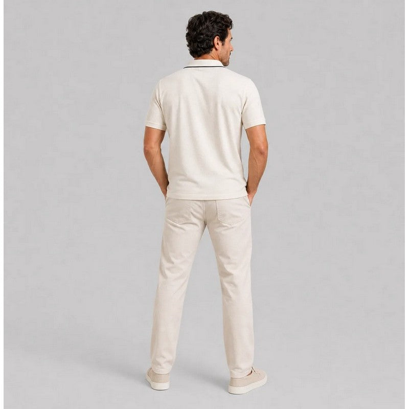 Rye 51 | Leon Luxury Linen Polo WHITE