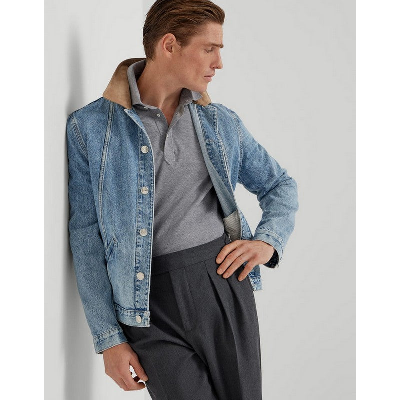 Brunello Cucinelli | Cotton Jersey Polo Grey
