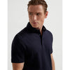 Brunello Cucinelli | Cotton Jersey Polo Navy