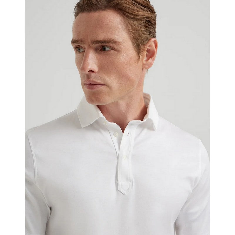 Brunello Cucinelli | Cotton Jersey Polo White