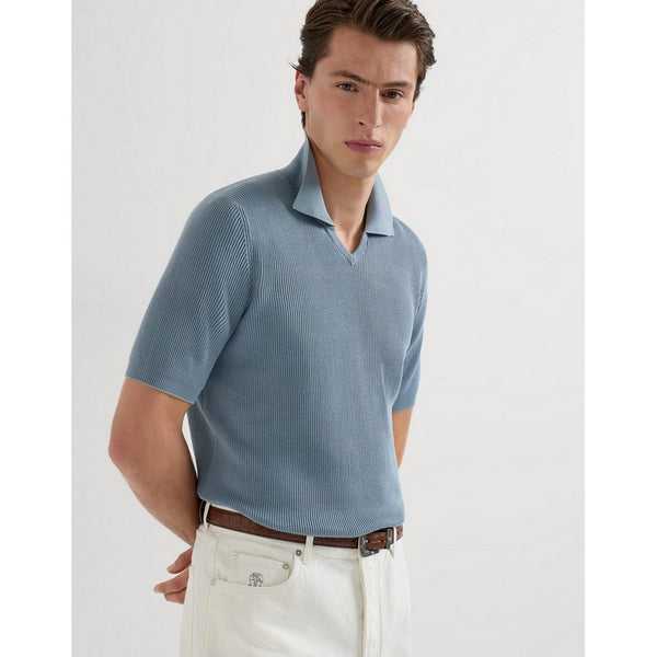 Brunello Cucinelli | English Rib Knit Polo