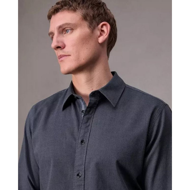 Rag & Bone | Tomlin Cotton Shirt Shark Blue