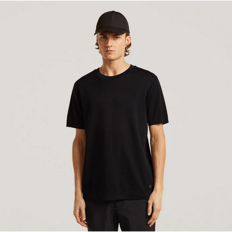 Wahts | Luxury Pique T-Shirt Black
