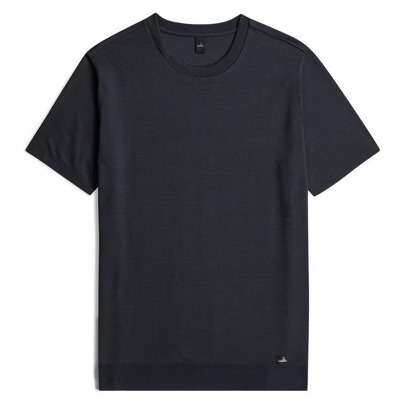 Wahts | Luxury Pique T-Shirt Navy