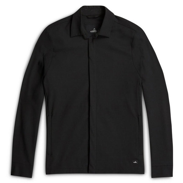 Wahts | Summer Wool Shirt Jacket Blk