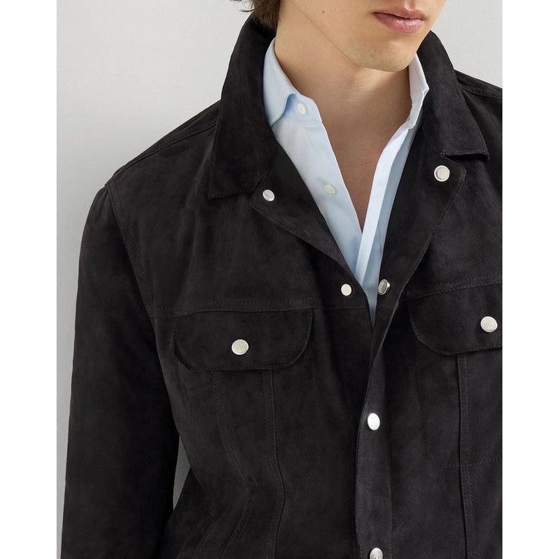 Brunello Cucinelli | Suede Four-Pocket Jacet