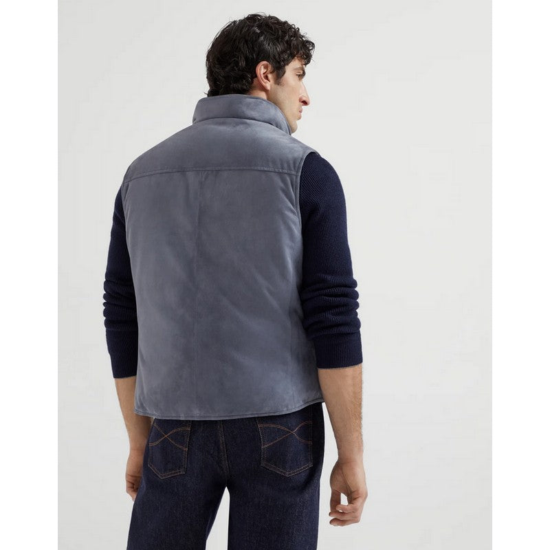Brunello Cucinelli | Suede Down Vest 