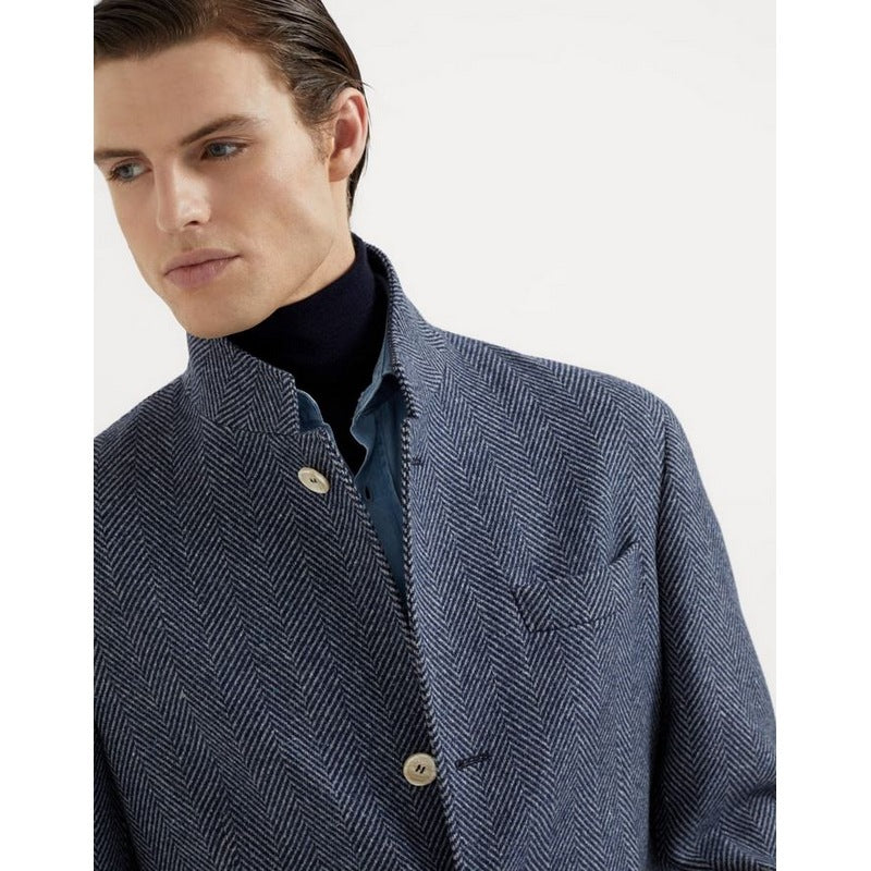 Brunello Cucinelli | Cashmere Chevron Jacket