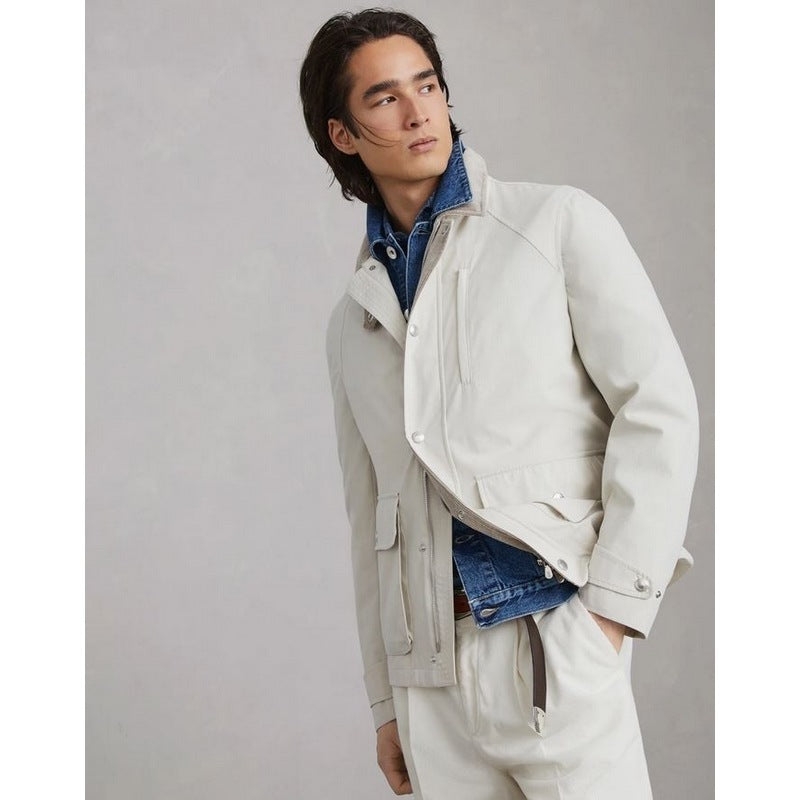 Brunello Cucinelli Techno Gaberdine Field Jacket