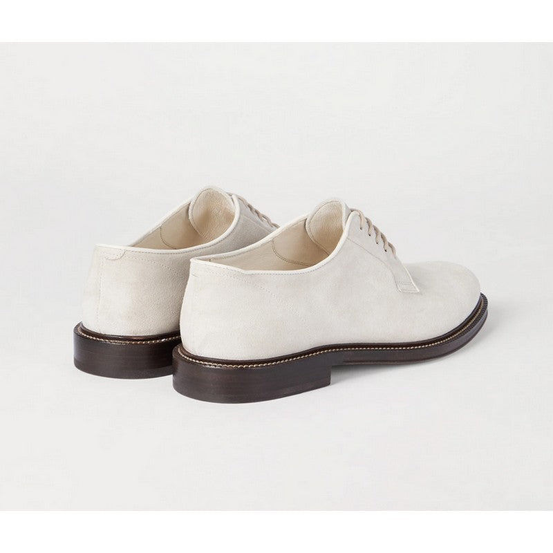 Brunello Cucinelli | Reversed Calfskin Derbys