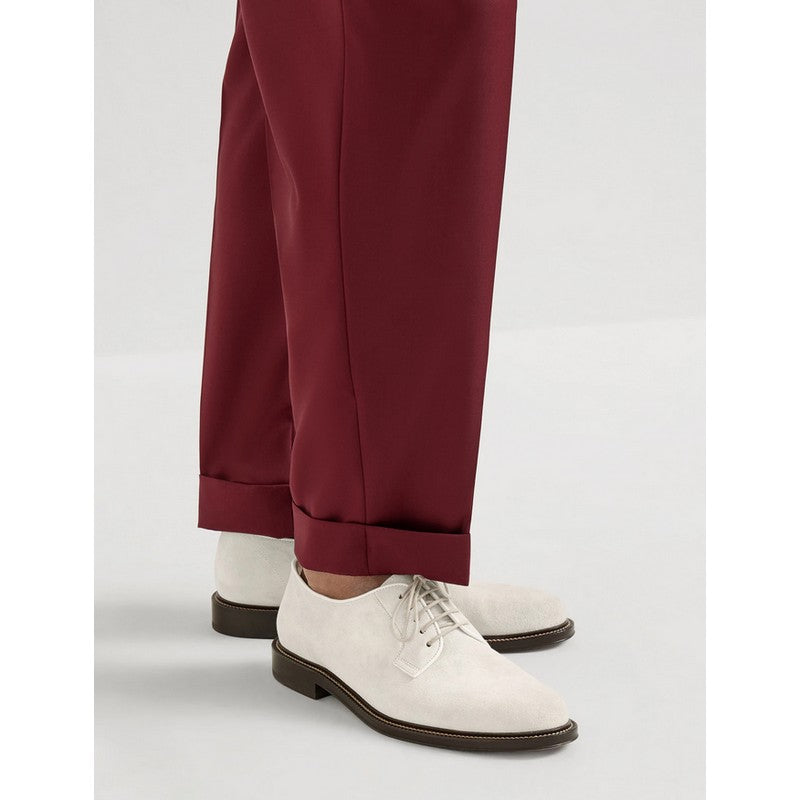 Brunello Cucinelli | Reversed Calfskin Derbys