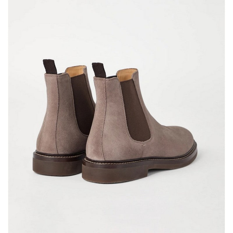 Brunello Cucinelli | Suede Chelsea Boots