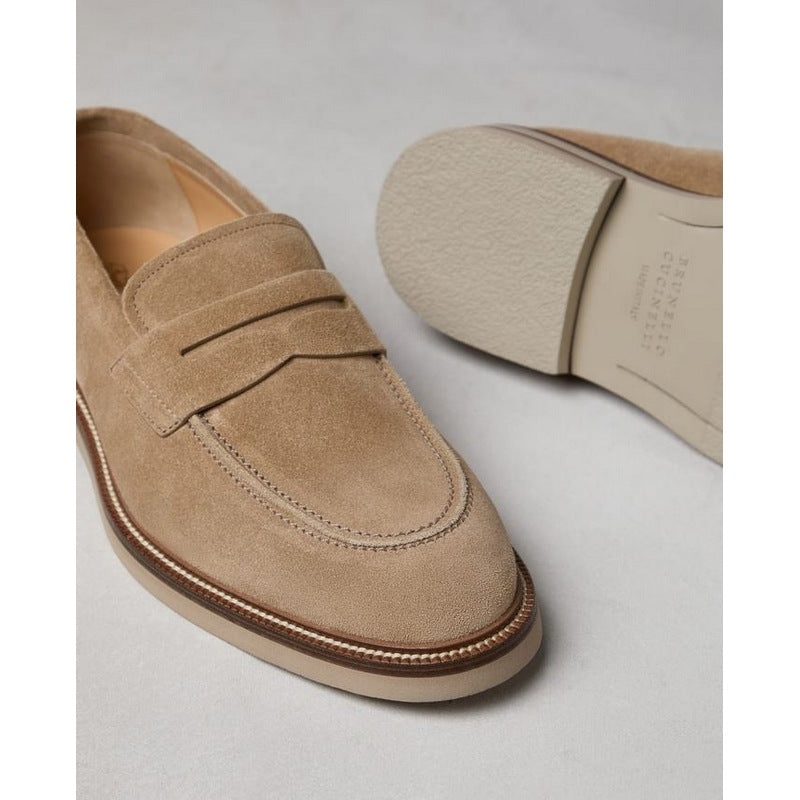 Brunello Cucinelli | Suede Penny Loafer