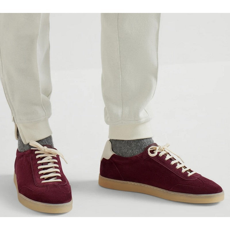 Brunello Cucinelli | Washed Suede Sneaker
