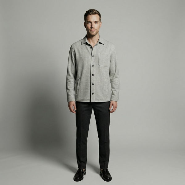 Maurizio Baldasari | Green Herringbone Overshirt