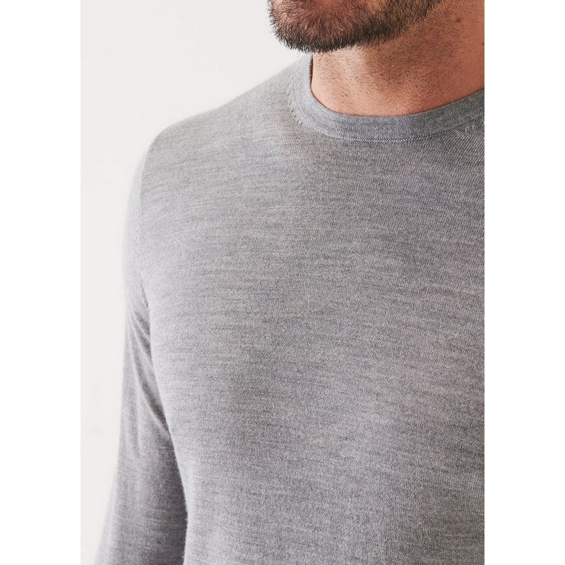 Partrick Assaraf | Exrtra-Fine Merno Crewneck Grey