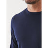 Partrick Assaraf | Exrtra-Fine Merno Crewneck Midnight