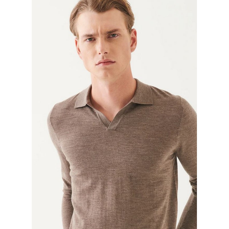 Patrick Assaraf | Extra-FIne Merino Polo Fossil