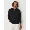 Patrick Assaraf | Extra-Fine Merino Qtr Zip Black