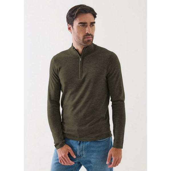 Patrick Assaraf | Extra-Fine Merino Qtr Zip 