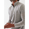 Patrick Assaraf | Extra-Fine Merino Qtr Zip Grey