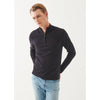 Patrick Assaraf | Extra-Fine Merino Qtr Zip Black Current 