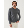 Patrick Assaraf | Extra-Fine Merino V-Neck Graphite