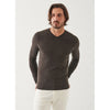 Patrick Assaraf | Extra-Fine Merino V-Neck Mahogany