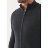 Patrick Assaraf | Extra-Fine Merino Full Zip Noir