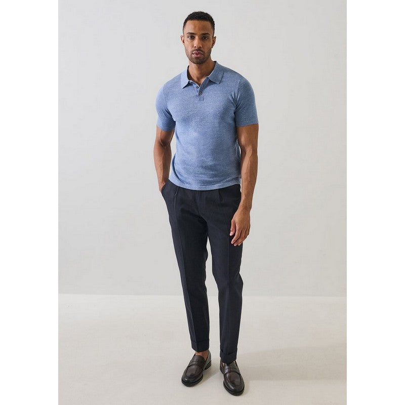 Patrick Assaraf | Linen Cottone Knit Polo