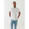 Patrick Assaraf | Cotton Stretch Shirt White