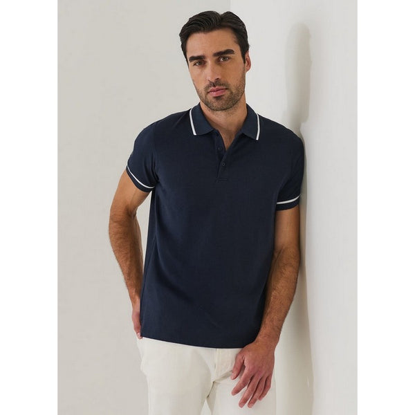 Patrick Assaraf | Pima Stretch Tipped Polo