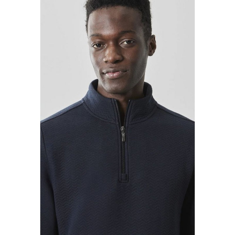 Robert Barakett | Inman Herringbone Half Zip