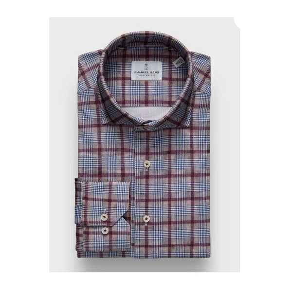 Emanuel Berg | Modern Flex Red Sport Shirt