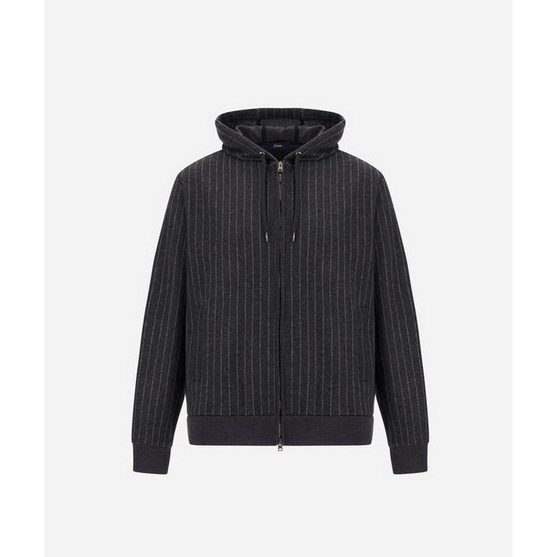 Herno | Sweatshirt & Bomber Pinstripe Pattern