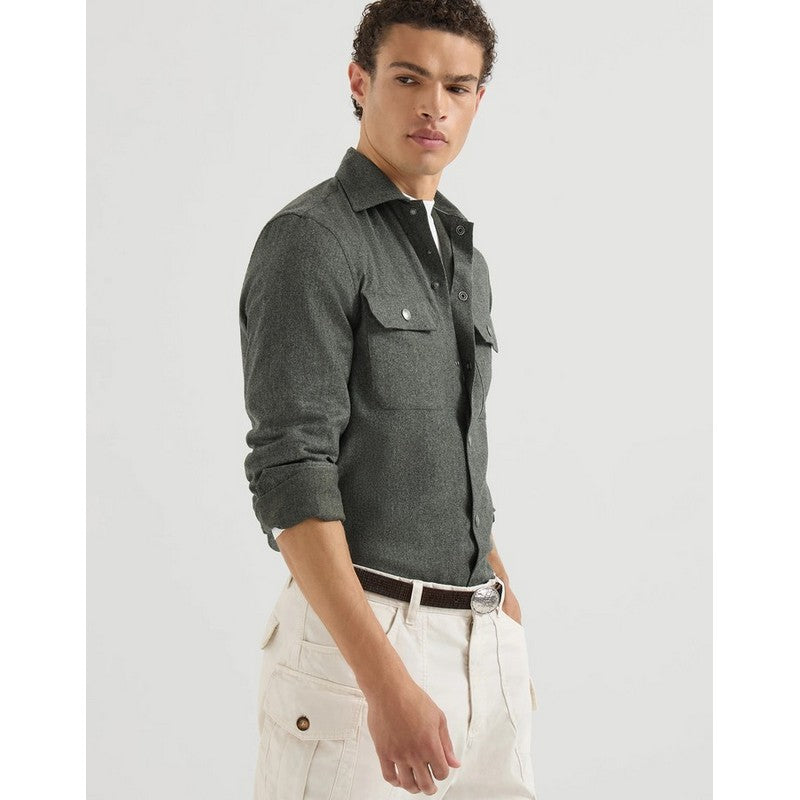 Brunello Cucinelli | Wool Flannel Overshirt 