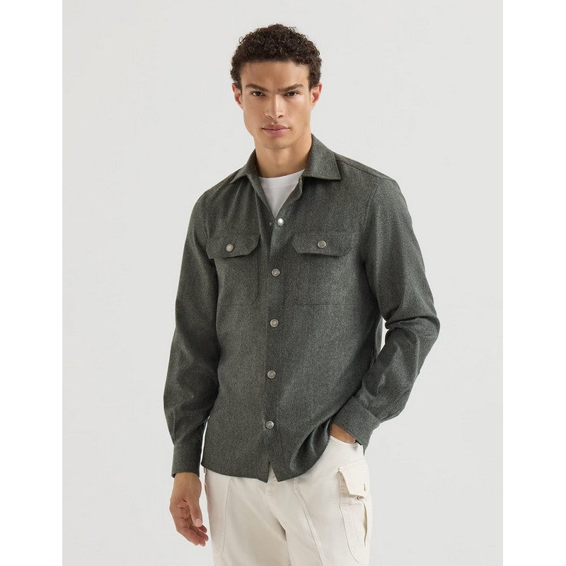 Brunello Cucinelli | Wool Flannel Overshirt 