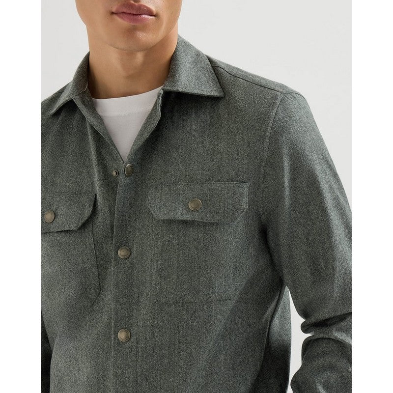 Brunello Cucinelli | Wool Flannel Overshirt 