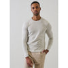Patrick Assaraf | Cotton-Cupro LS Crewneck  Drizzle