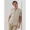 Patrick Assaraf | Dobby Stripe Linen Shirt