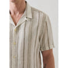 Patrick Assaraf | Dobby Stripe Linen Shirt