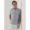 Patrick Assaraf | Jacquard Stripe Linen Shirt