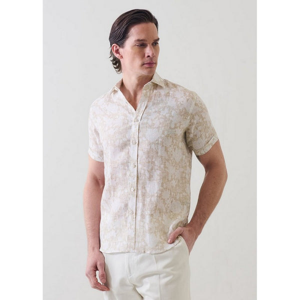 Patrick Assaraf | Vintage Floral Linen Shirt