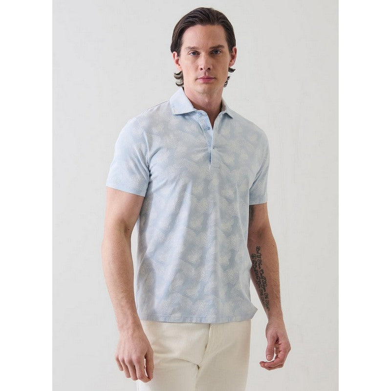 Patrick Assaraf | Pima Tropical Leaf Polo
