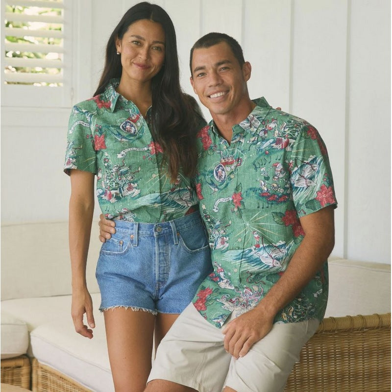 Reyn Spooner | Hawaiian Christmas 2024 (Button Down) MISTLETOE