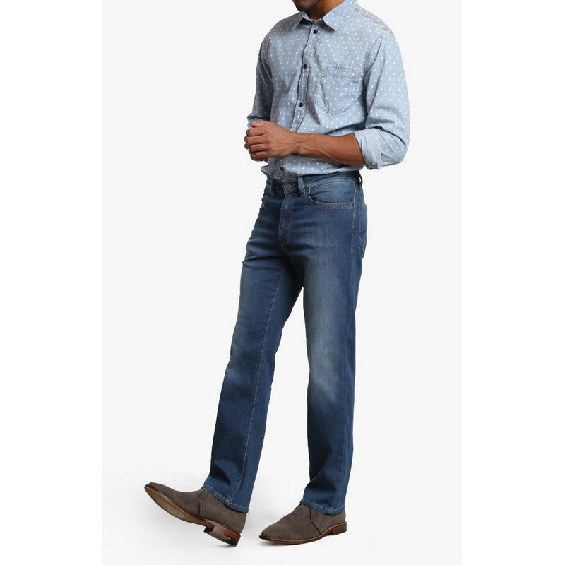 mid blue colored 34 heritage jeans